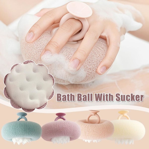 Solsikke sugekopp, badeball, badeartifakt, massasjebad, mixed 4pcs