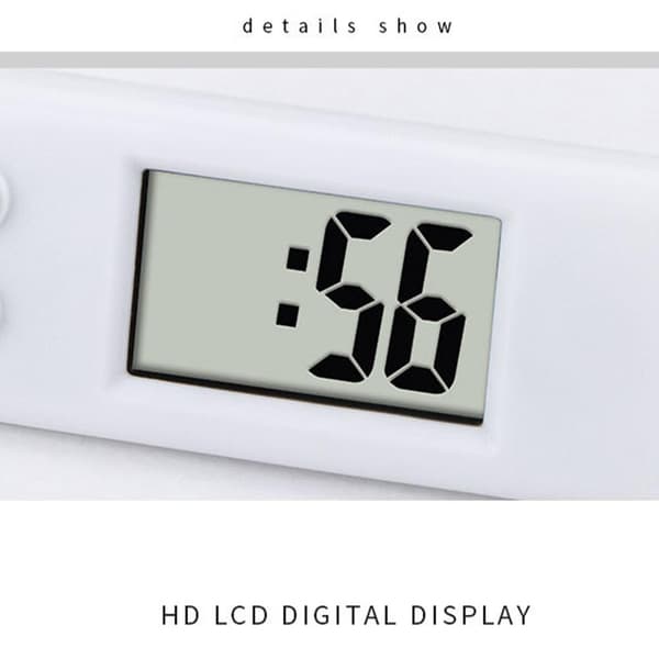 [LCS]Tyst ABS Digital Elektronisk Klocka Student Tentamen Studie Bibliotek P Black One-size