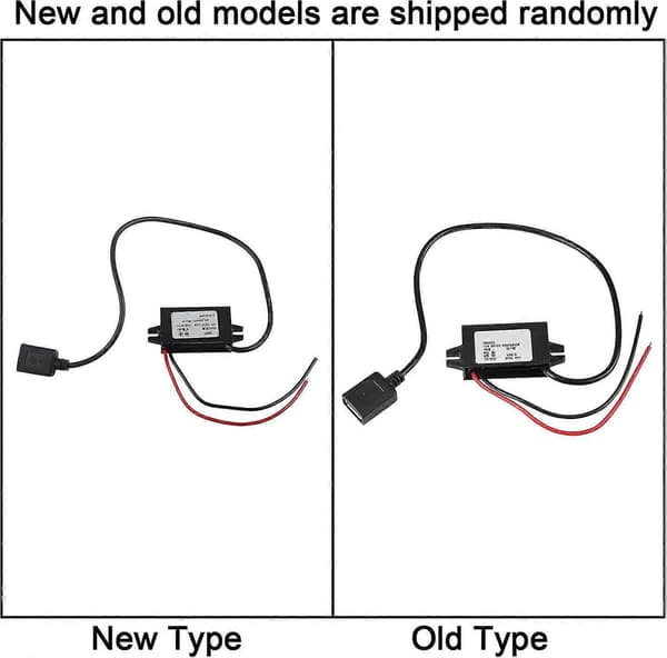 [LCS] 12 V / 24 V - USB 5 V 3 A Step Down -sovitin, vedenpitävä muunninkaapeli