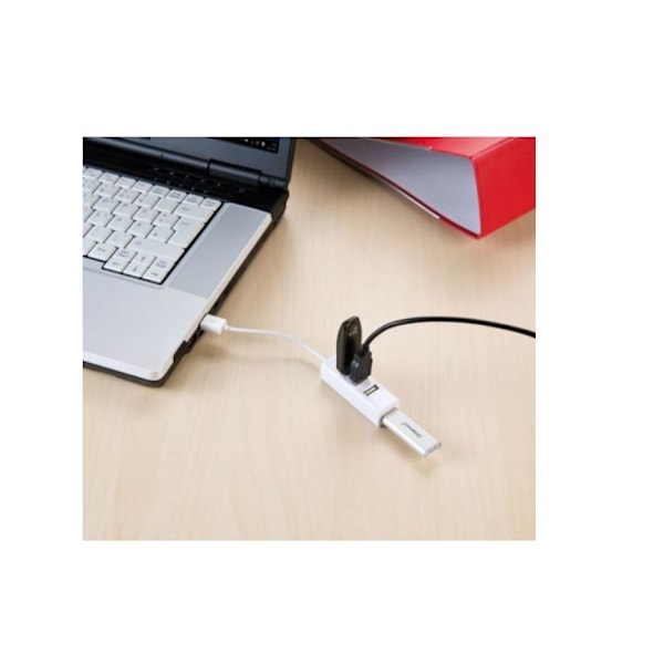 Ultrakompakt 4-portars USB 2.0-hubb
