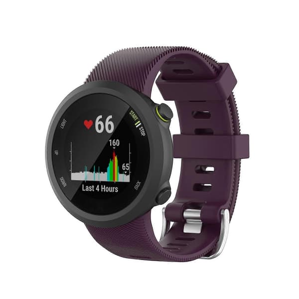 [LCS] Garmin Forerunner 45 / Forerunner 45S silikonihihna Purple