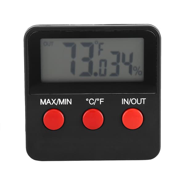 Digital LCD Termometer Hygrometer Temperatur Fugtighedsmonitor Måler til Æggeinkubator Kæledyrshold