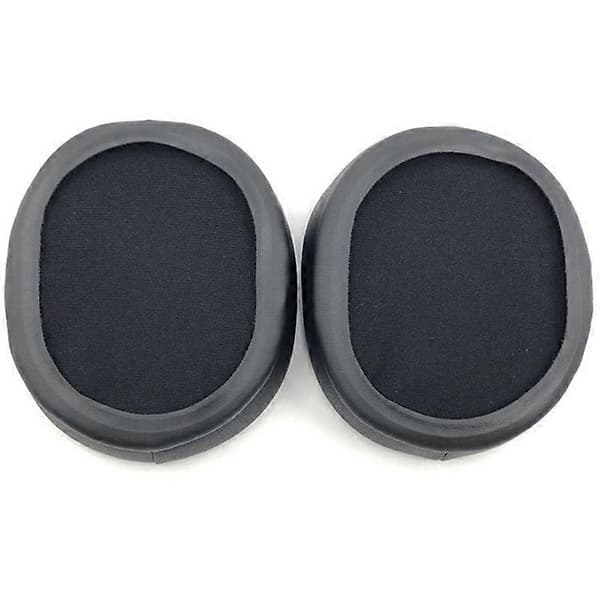 [LCS]1 par øreputer i proteinlær kompatible med Audio-Technica ATH-WS990BT hodetelefoner Black