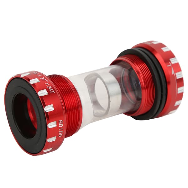 [LCS] Integrated Hollow Bottom Bracket for Mountain Bikes with Press-Fit Bearings, Red
