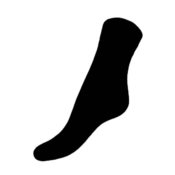 Tyylikkäät sukat, jotka on valmistettu kestävästä bambusta - optimaalinen mukavuus! Svart Black