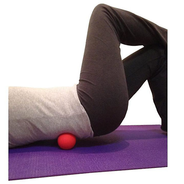 Yoga Terapi Silikon Fasciaboll Muskelavslappning PINK