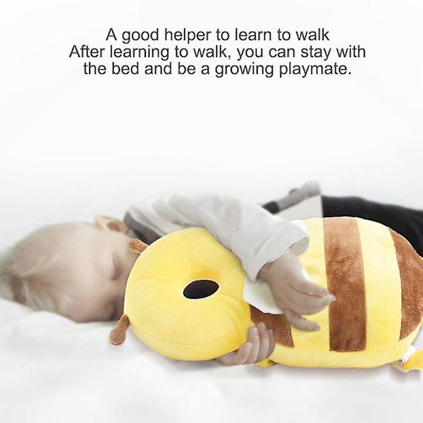 Nytt Märke Söt Baby Spädbarn Småbarn Nyfödd Huvud Ryggskydd S 35cm Angel Yellow