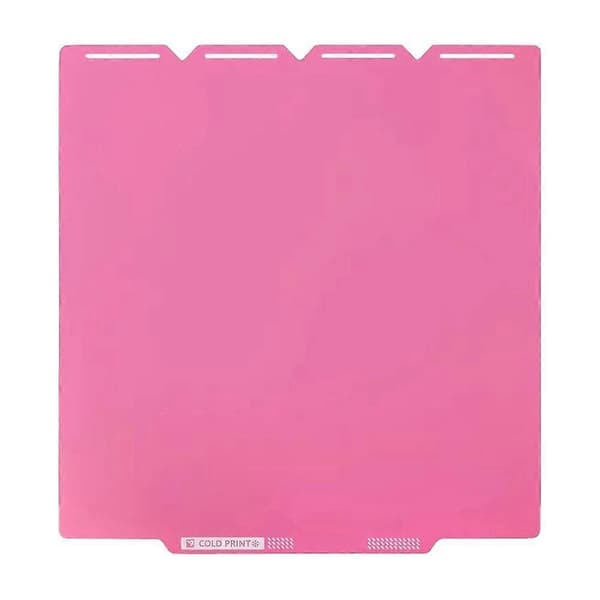 Til Snapmaker U1 Build Cold Plate PEI Dobbeltsidet Fleksibel Magnetisk Stål til Snapmaker U1 3D Printer Dele Pink