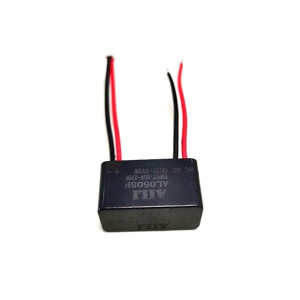 [LCS] AC 220V til DC 5V/1A Mini-omformer 5W Vanntett Epoxy-innkapslet Lysstrømforsyning Isolasjonsbrytermodul Driver Black