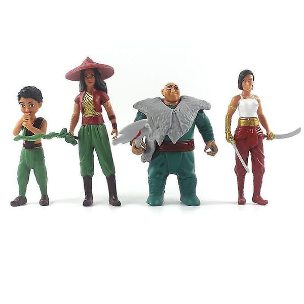 [LCS]8 stk. Raya og den sidste drage actionfigur børnelegetøj