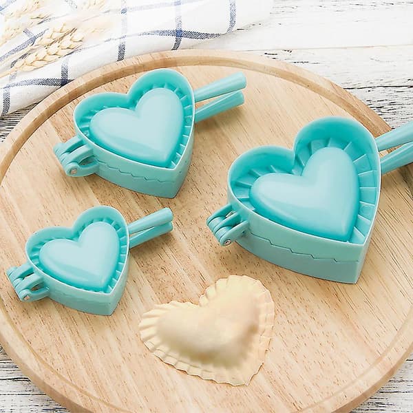 [LCS]3 stk/sett Kjøkken Plast Dumplingform Liten Medium Stor Størrelse Dumplingform Sett Semicircle Suit