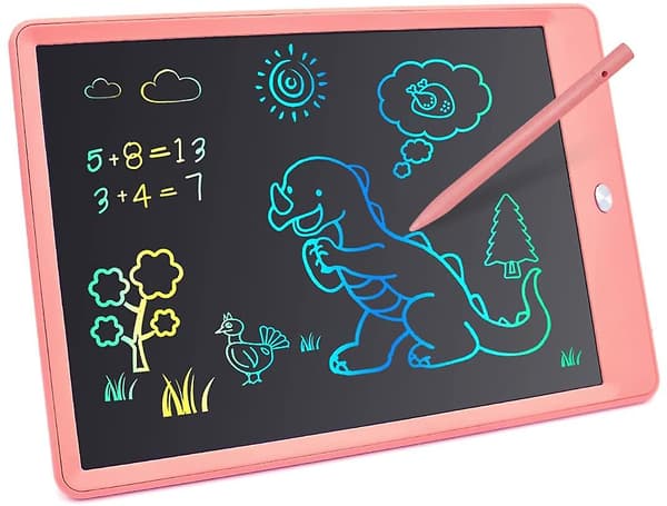 [LCS]Lcd-kirjoitustabletti 10 tuuman värikäs näyttö Doodle-piirustuslevy Pink