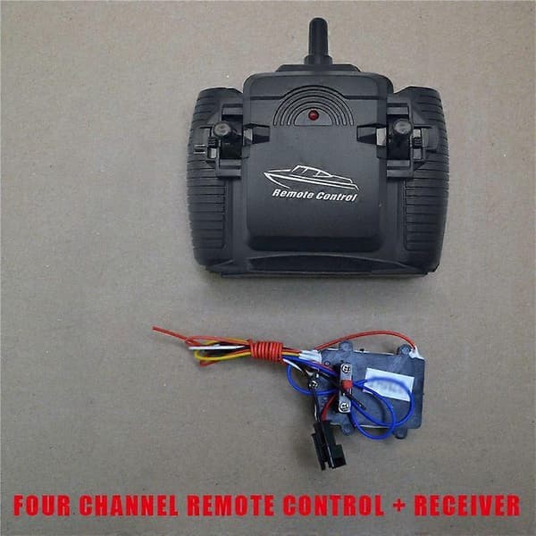 Modellbåt DIY-kit Axelbussning Motor Propeller Kontroller Mottagare Set RC Ny Remote Control