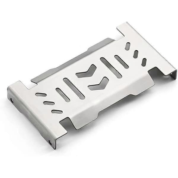 Rc Tilbehørsdele til Yikong YK4106 YK4107 1/10 RC Bilreservedele Opgraderinger Tilbehør Reservedele Rustfrit Stål Chassis Silver