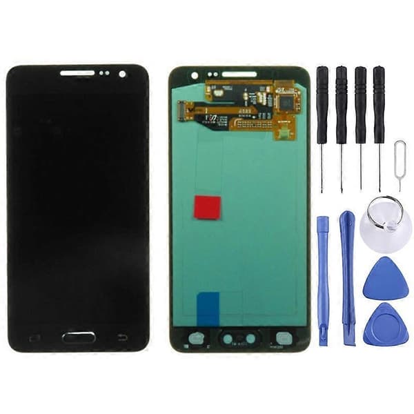 [LCS]KOMPATIBEL LCD-skærm + touchpanel til Galaxy A3 / A300, A300F, A300FU Black