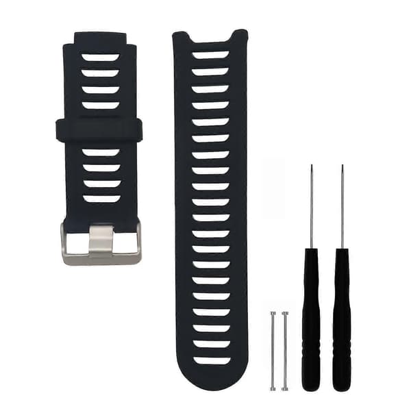[LCS]Garmin Compatible witherunner 910XT silikoninen urheilukello Black
