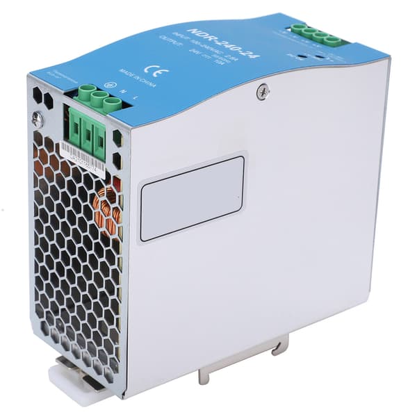 [LCS]NDR24024 DIN-skinne switch-strømforsyning 100-240VAC til PLC-drift og kabinetsensor