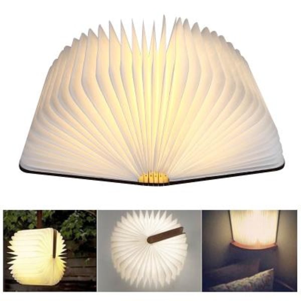 Origami LED-lampa Bok