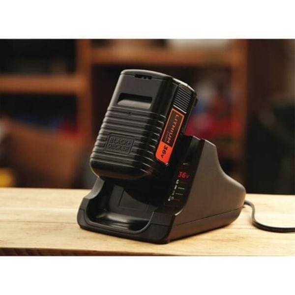 36V 2Ah lithiumbatteri, kompatibelt med alle 36V BLACK+DECKER værktøjer, ingen memory-effekt, lav selvafladning, praktisk, kompakt og alsidig