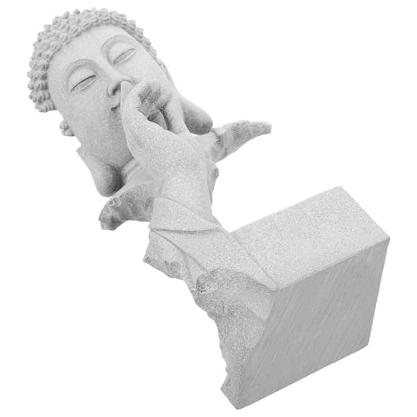 Buddha Staty Akvariedekoration för Akvarium Buddha Prydnad