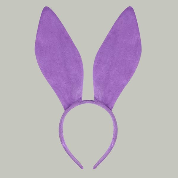 Adorkable Kaniner Sminke Hodeplagg for Ball Bursdag Hårbånd Morsomme Hodeplagg Påskehår Hodeplagg for Barn roserød Purple