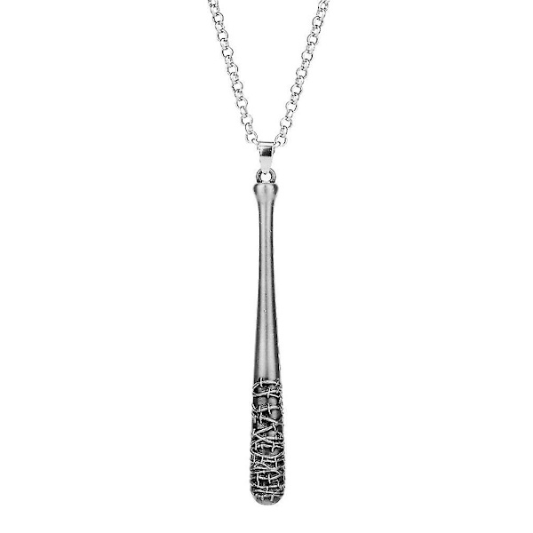 3 st Walking Dead Lucille Basebollträ Halsband Hänge