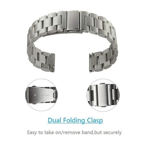 [LCS]Klokkerem kompatibel med Huawei Watch GT 2 46mm, rustfritt stål