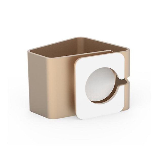 Bærbar Aluminium Stand For Apple Watch Laderstasjon Dock Trådløs gold