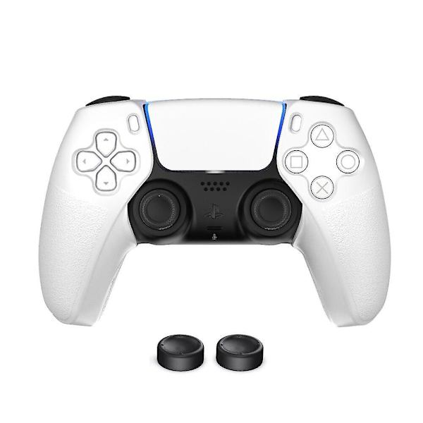 Controller cover case skin keycap til sony ps5 play station playstation ps 5 dualsense gaming tilbehør gamepad joysticks spil Black