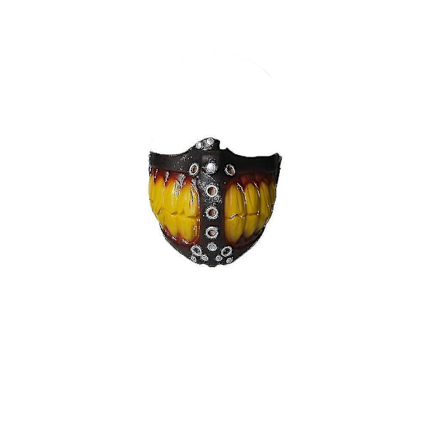 Skrattande Tänder Latexmask Halloweenfest Roliga Rekvisita Latexmask