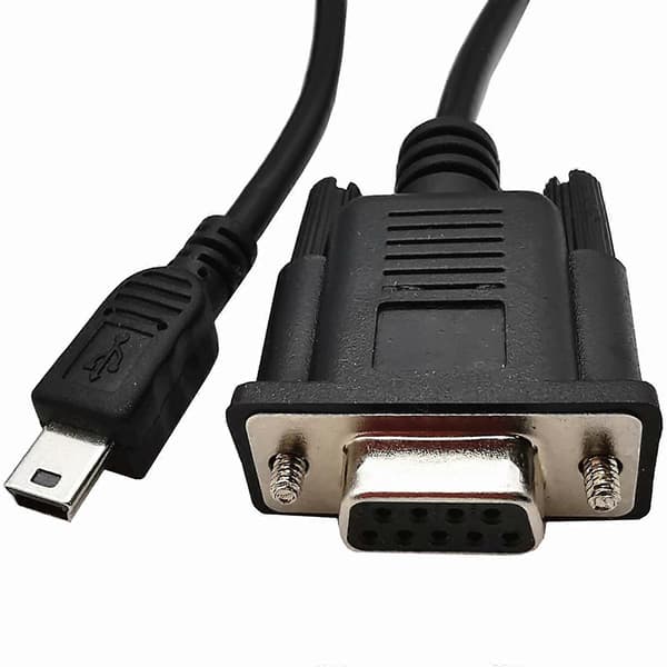 9Pin DB9 hun til Mini USB RS232 konsolkabel til 7250 7450 7750 switche Multicolor