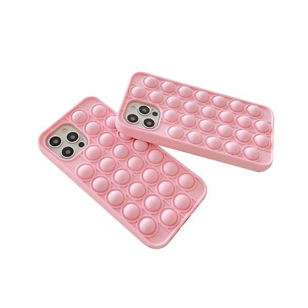 Boble Dekompression Silikone Mobiltelefon Beskyttelsesetui Til Iphone 13 pink iphone 13