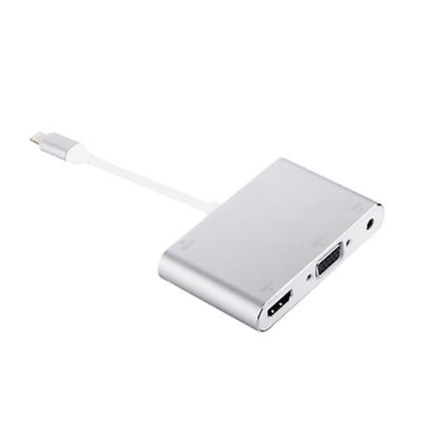 Lightning till HDMI VGA Digital AV TV Adapterkabel 1080P HDTV Ljudhub Kompatibel med iPhon