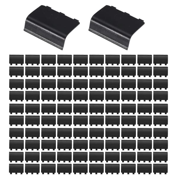 100 STK. Erstatningsbatteridæksel Bagside til Xbox One Controller til XboxOne Trådløs Gamepad Reparationsdele Black