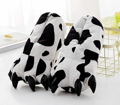 [LCS] Unisex Clogs Støvler Dyrepote Sutsko Kylling Fuglefod Sutsko Ko Tiger Giraf Sutsko, S