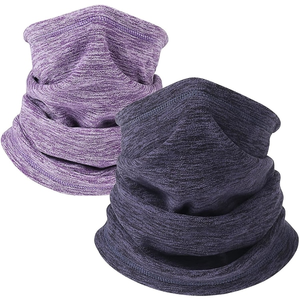Vinter termisk halsvarmer/hals gaiter ansiktsskjerf/ansiktsmaske Light blue