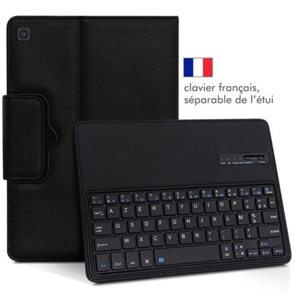 Svart Skyddsfodral med Franskt Azerty Bluetooth-tangentbord för