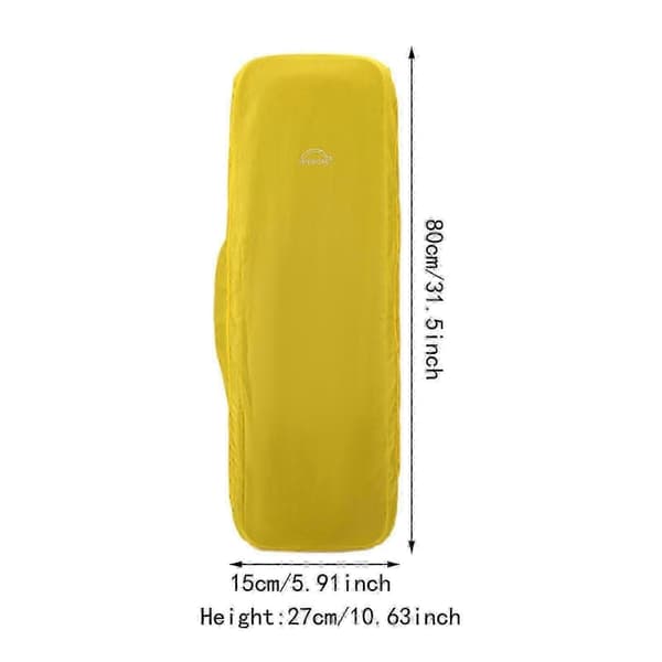 Regnskydd för fiolfodral Vattentätt fiolöverdrag kompatibelt med konsertresor Triangulär Svart Rectangle Yellow