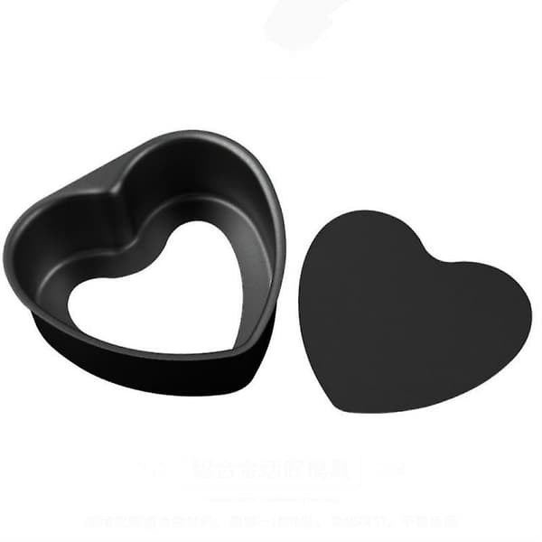 [LCS] Hjerteformede Cake Pop-former, Non-stick Springformpanne Chiffongkakeform Bakeform Med Avtakbar Bunn