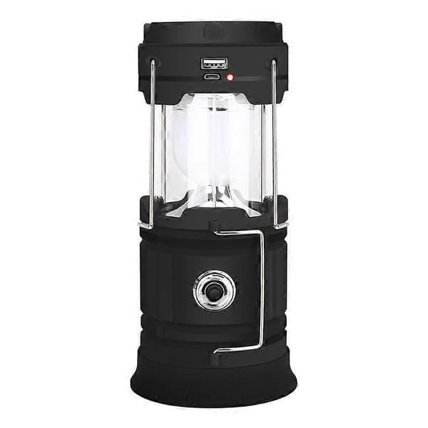 [LCS] LED Solar Campinglykt Lommelykter - USB Oppladbar, 2 Strømmoduser