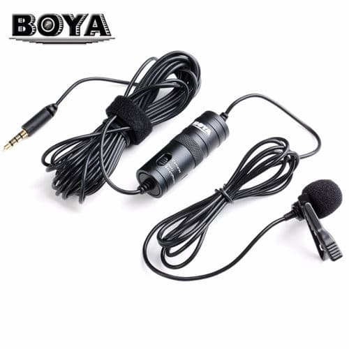 [LCS]BOYA BY-M1 Lavalier kondensatormikrofon kompatibel med iPhone Samsung Digi