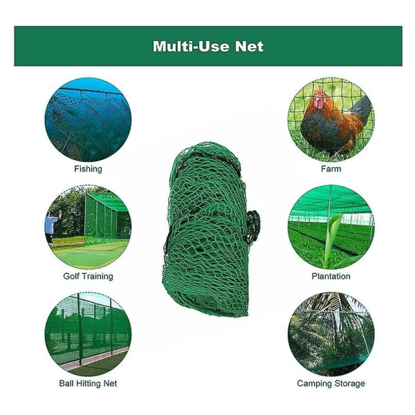 Havedamsnet Golf Træningsbarriere Net 2cm 4cm Maske green 2cm mesh