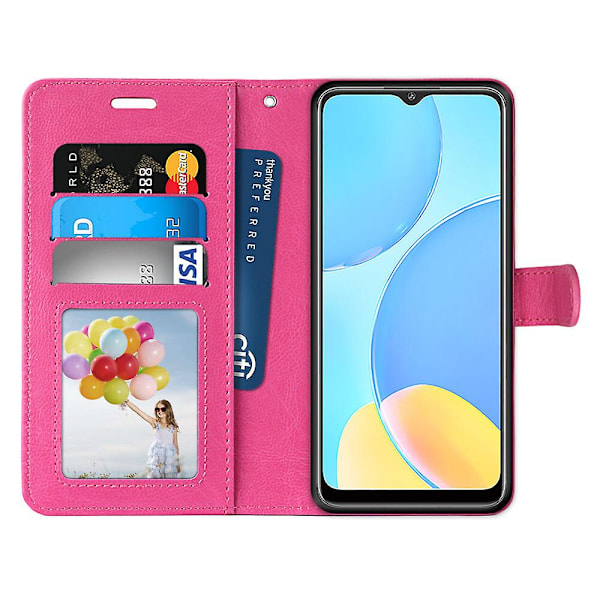 Fodral Kompatibelt med Oppo A15/a15s Läderfodral Stötfångare Coque Magnetisk Stängning