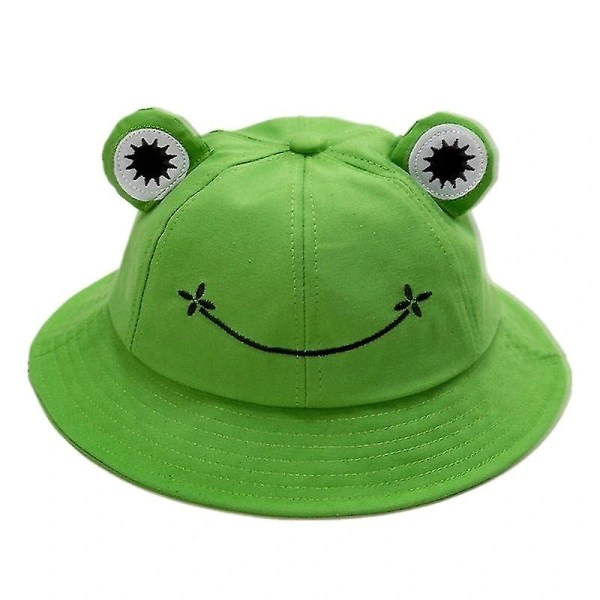 Tecknad groda Bucket Hat Green