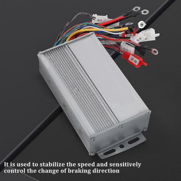 [LCS]48v 500w Børsteløs Controller Aluminiumlegering Controller til E-cykelmotorer Silver