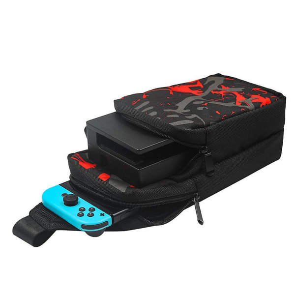Switch Resväska Nylon Axelväska För Spelset BK