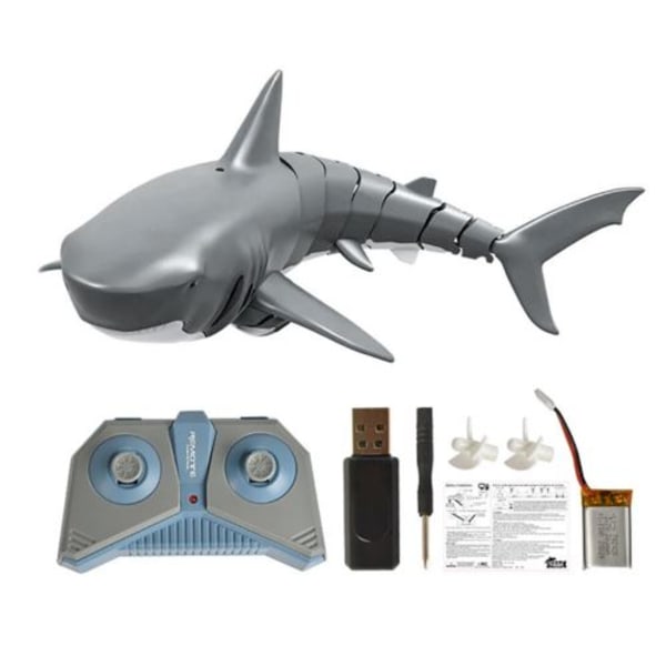 Radiofjärrkontroll Elektronisk hajfiskbåt för barnleksak