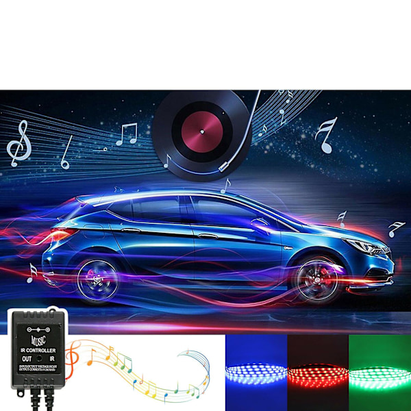 LED-stripelys for under bilen