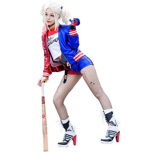 Halloween Sui cide Squad Harley Quinn Sui cide Squad cosplay kostym-FA- height 130cm