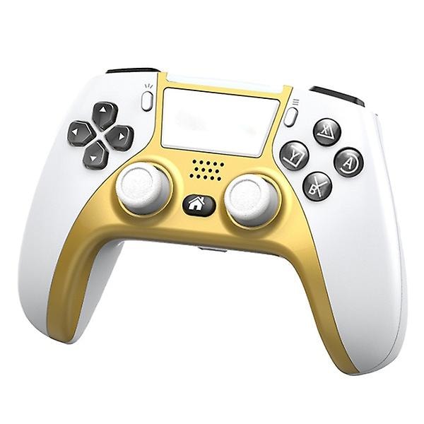PS4 Handkontroll Spelkontroll CFI-ZCT1N Dualsense Trådlös Handkontroll White and gold